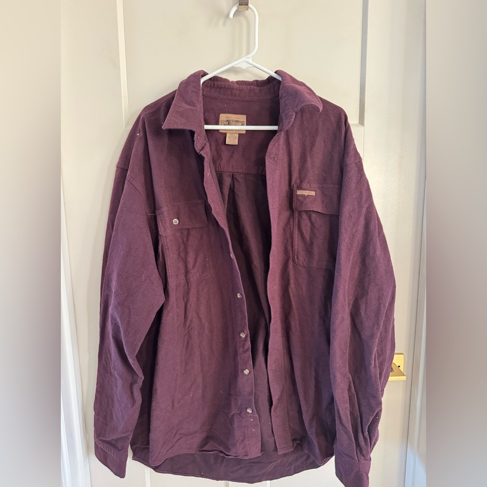 Men's burgandy purple Jacket 3XL tall cold storage